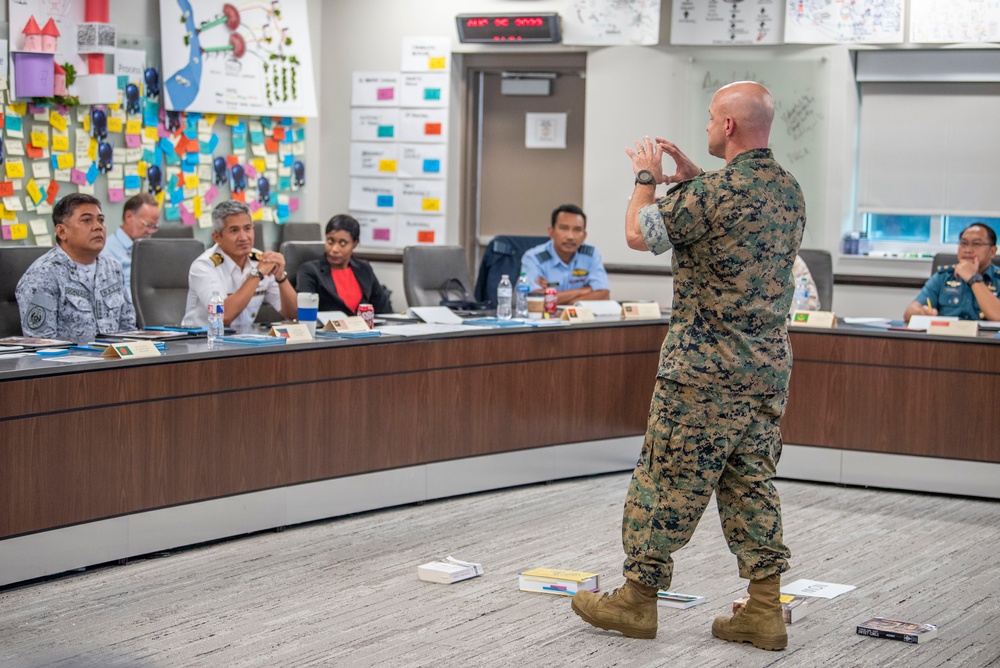 Lt. Gen. Bellon Engages with SLIC students