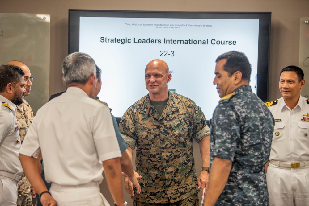 Lt. Gen. Bellon Engages with SLIC students