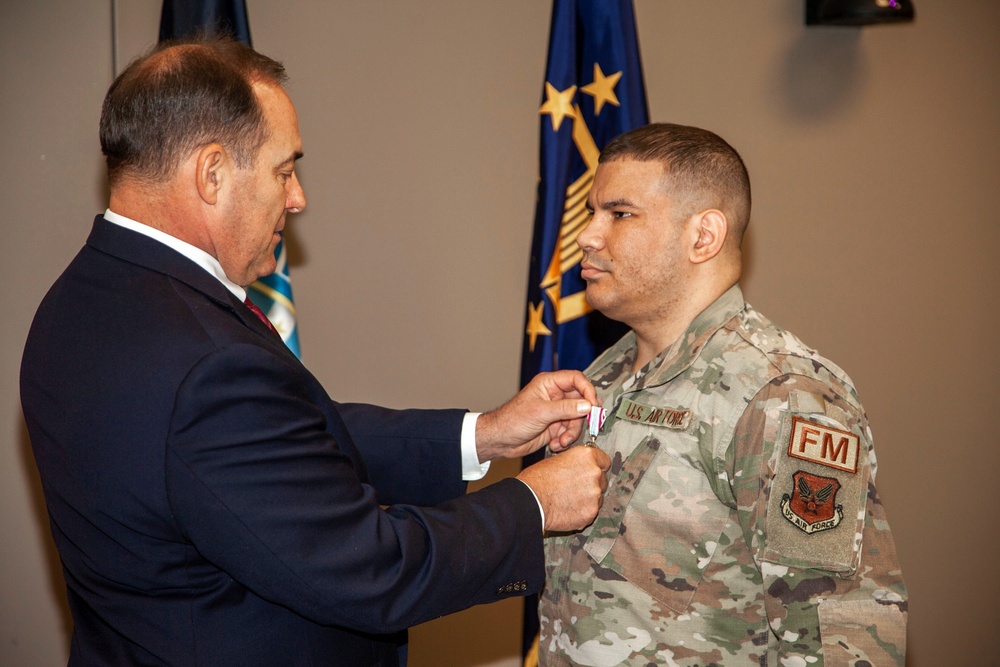 U.S. Air Force Reservist Honored for Impact on DCSA Financial Management Vital to U.S. National Security Interests