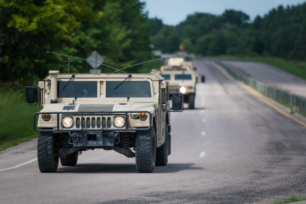 WAREX Convoy Exercise at Fort McCoy, WI