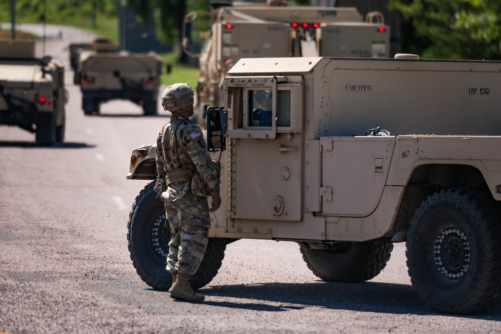WAREX Convoy Exercise at Fort McCoy, WI