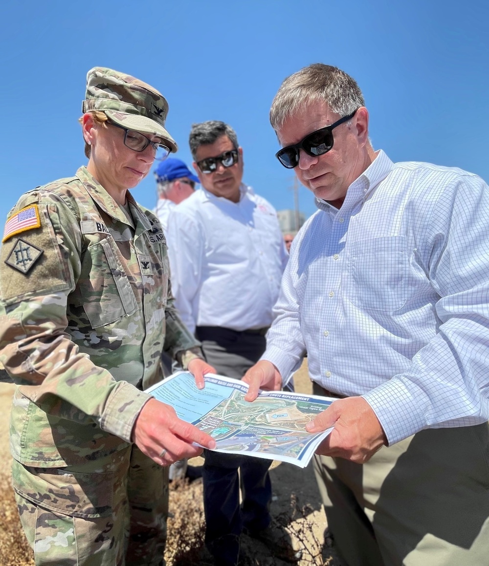 Corps’ director of Civil Works tours LA River, dams, coastal projects