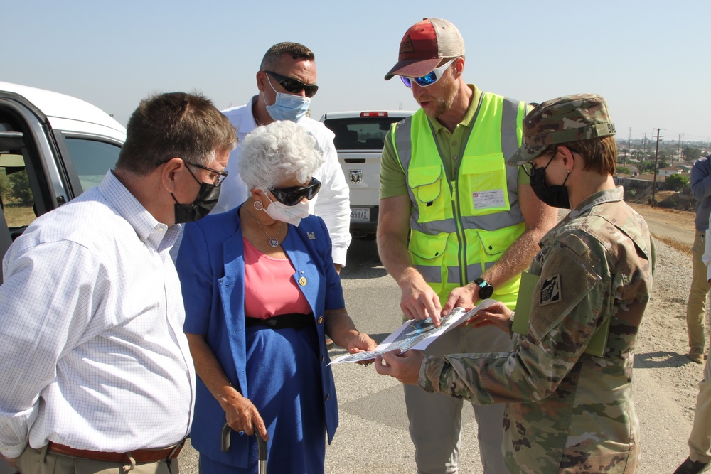 Corps’ director of Civil Works tours LA River, dams, coastal projects