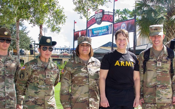 U.S. Army Cyber Center of Excellence Leaders Witness Inspirational Athletes at the Department of Defense Warrior Games 2022