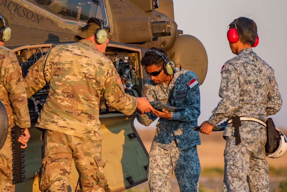 Republic of Singapore Air Force, Arizona National Guard Soldiers train on Idaho ranges