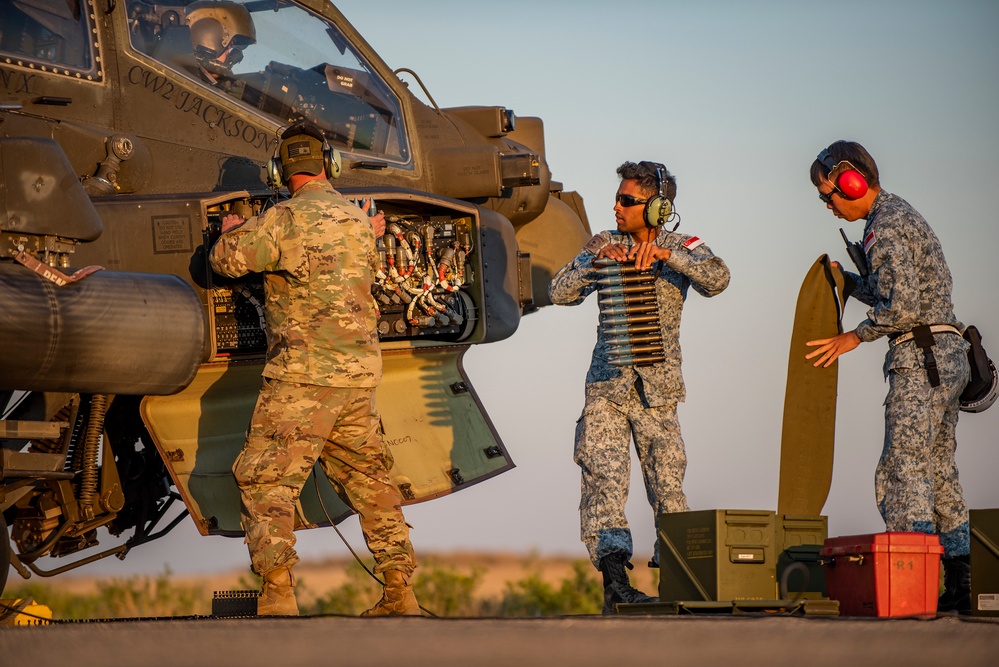 Republic of Singapore Air Force, Arizona National Guard Soldiers train on Idaho ranges