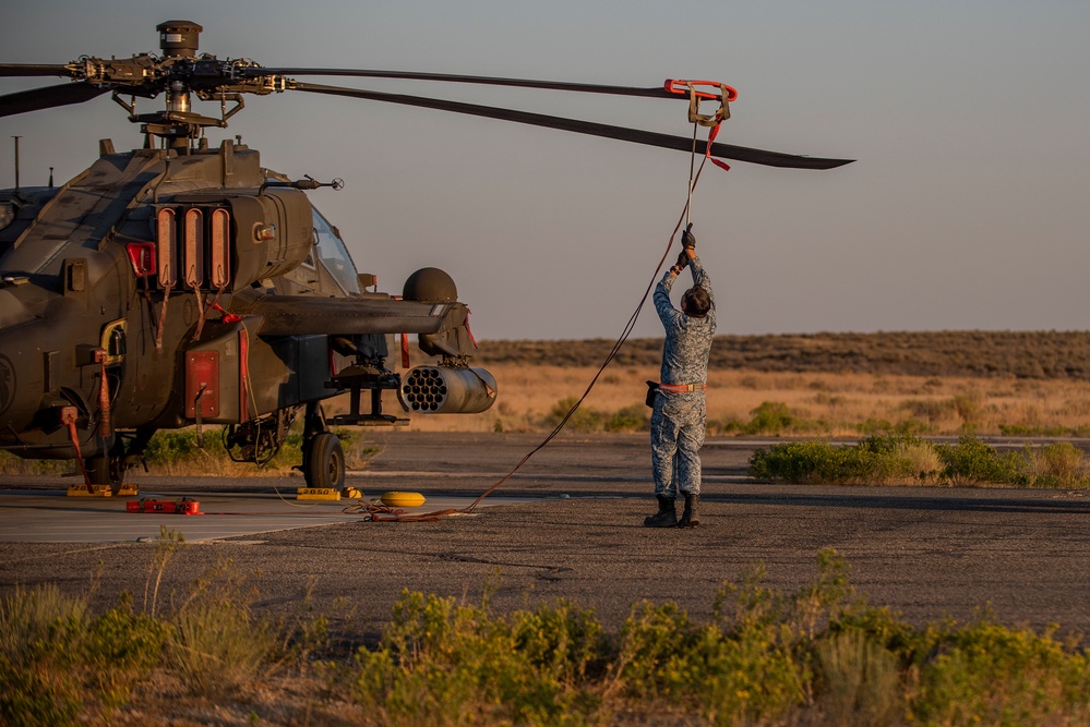 Republic of Singapore Air Force, Arizona National Guard Soldiers train on Idaho ranges