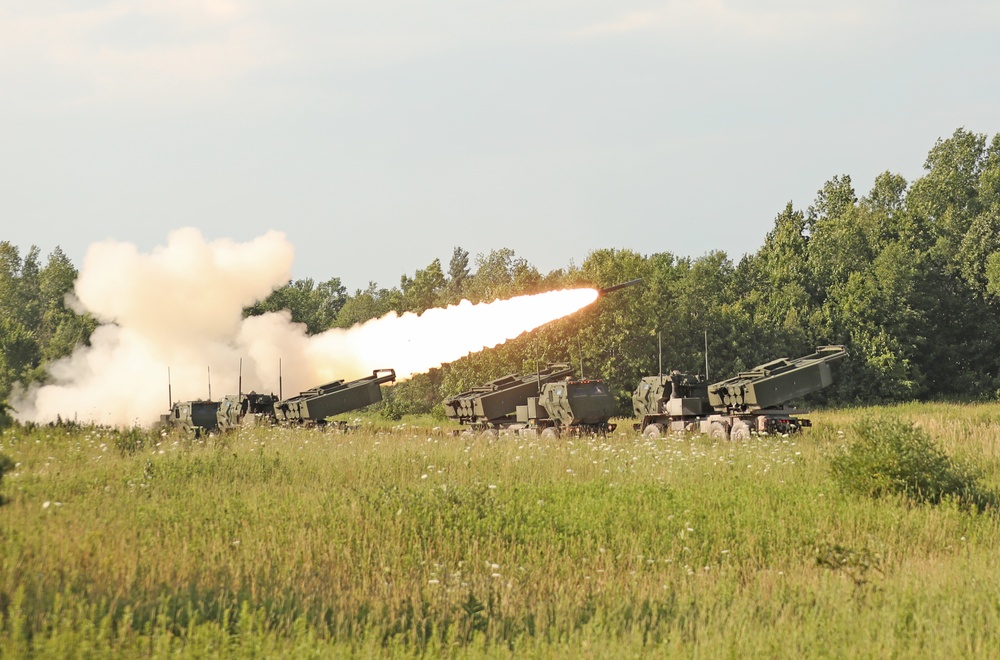 HIMARS Firing at Fort Drum