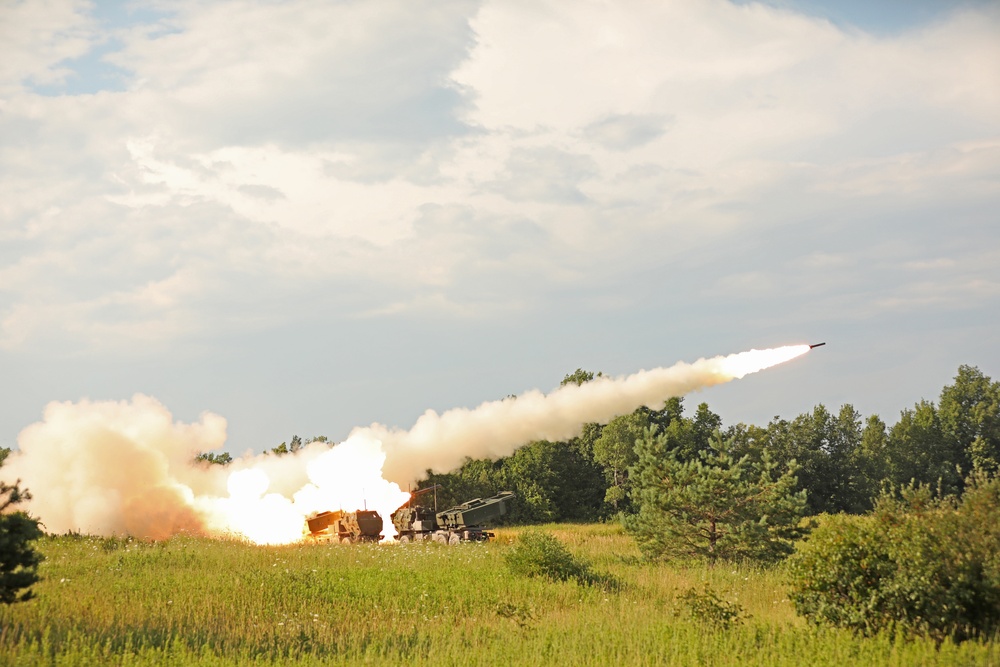 HIMARS Firing at Fort Drum