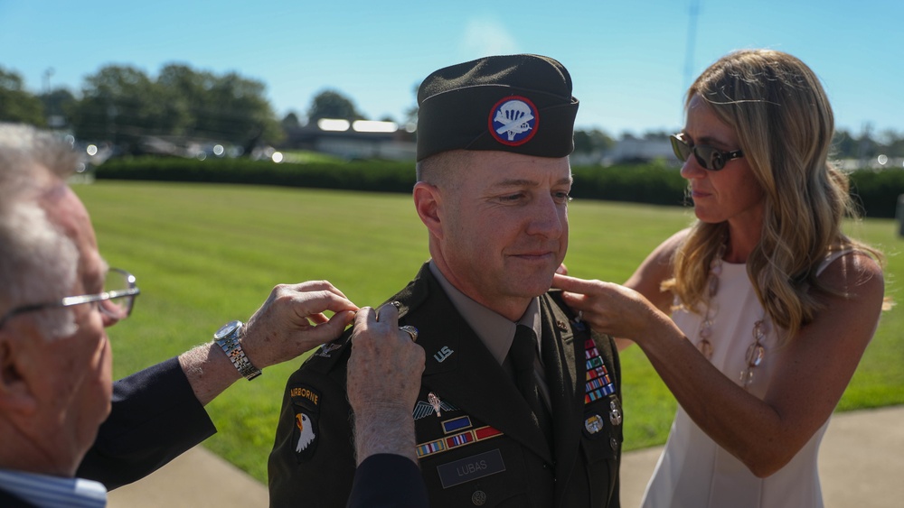 Promotion of Colonel John Lubas to Brigadier General