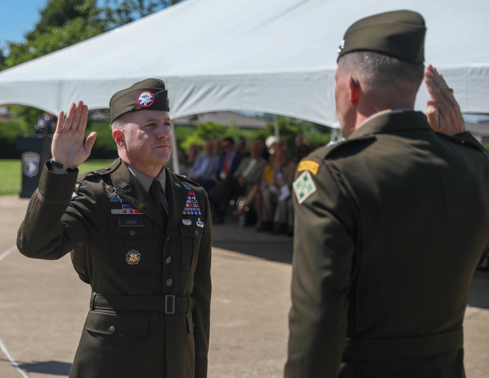 Promotion of Colonel John Lubas to Brigadier General