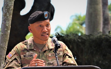Williams assumes senior enlisted advisor role in the Pacific