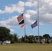 Flags fly at half-staff at Fort Indiantown Gap