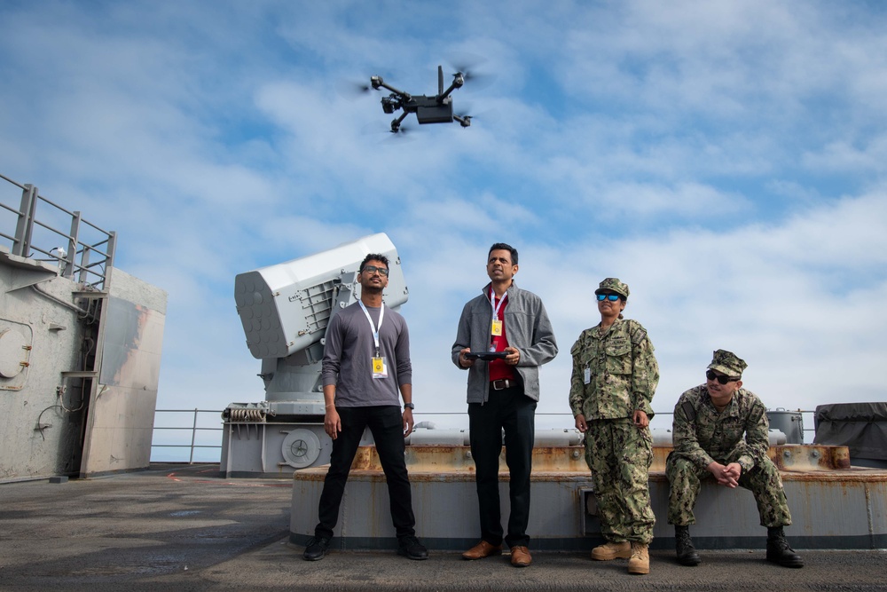 Battle Damage Scanning Scenario with Unmanned Aerial Vehicles