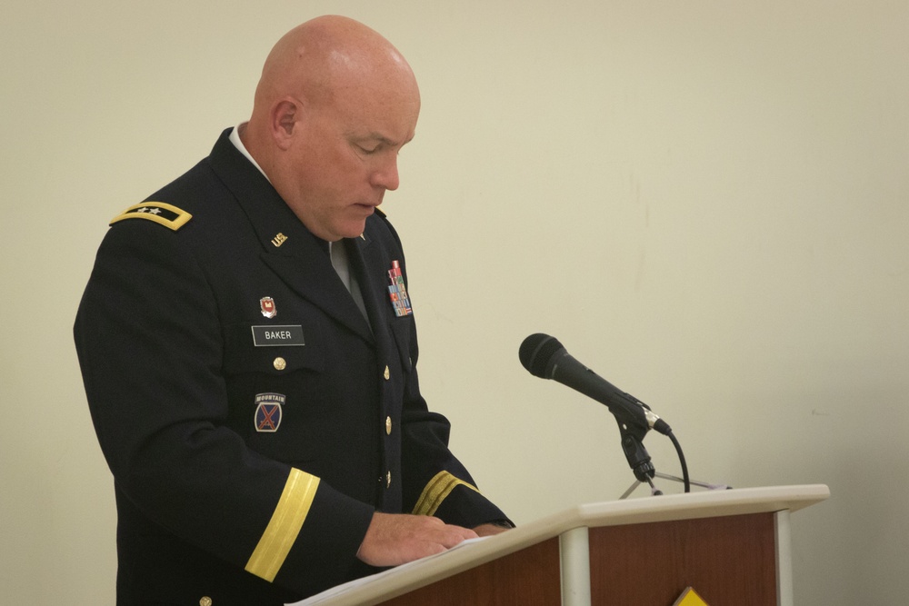 88th Commanding General speaks at the memorialization ceremony