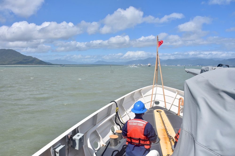 U.S. Coast Guard arrives for planned port visit in Cairns, Australia