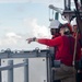 USS Bataan Sailors perform replenishment at sea