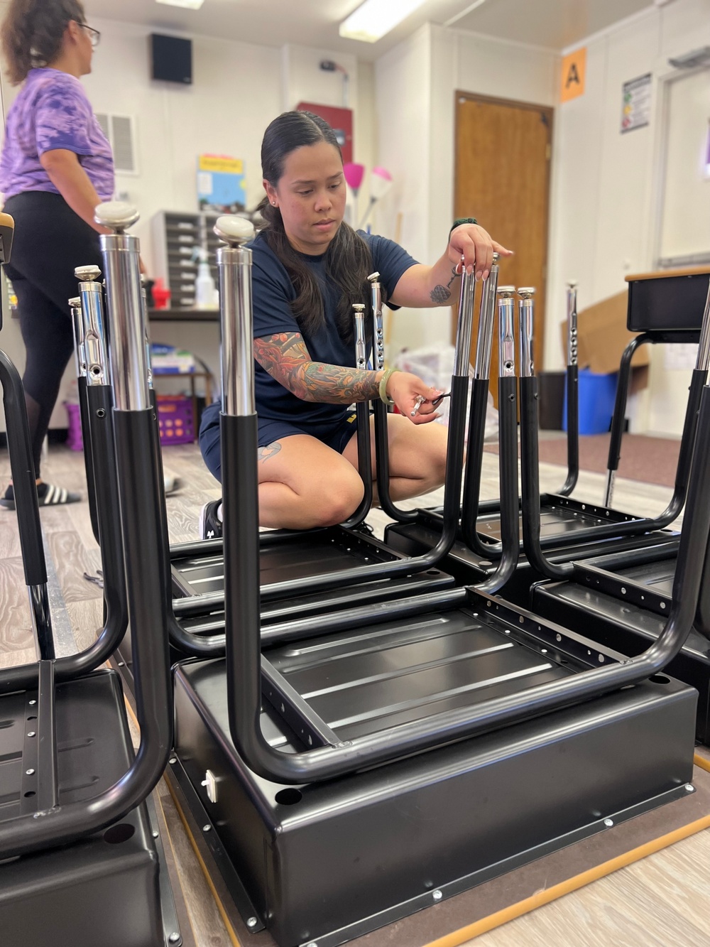 Military Members Volunteer During 6th Annual Servicing Our Schools Initiative