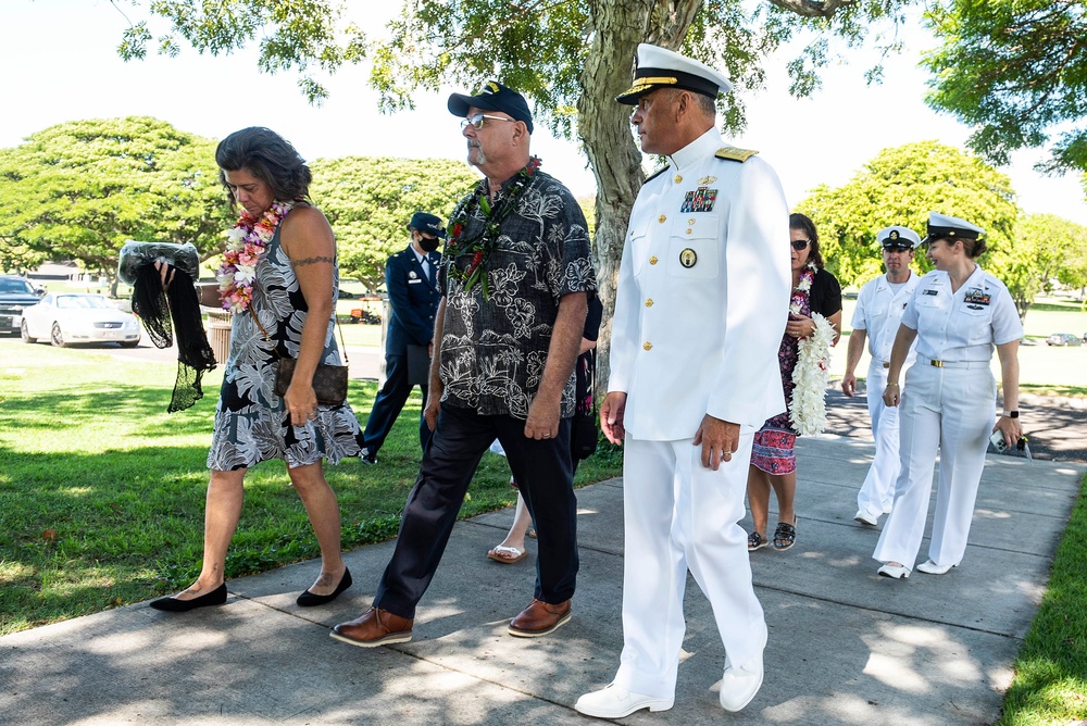 U.S. Navy Water Tender 1st Class Oliver K. Burger Interment Ceremony