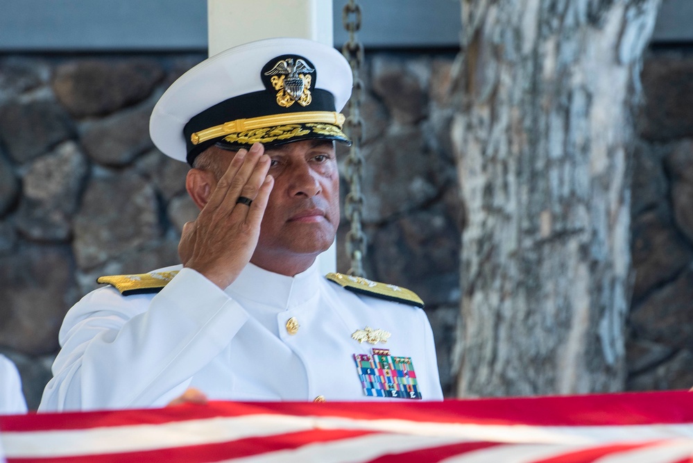 U.S. Navy Water Tender 1st Class Oliver K. Burger Interment Ceremony