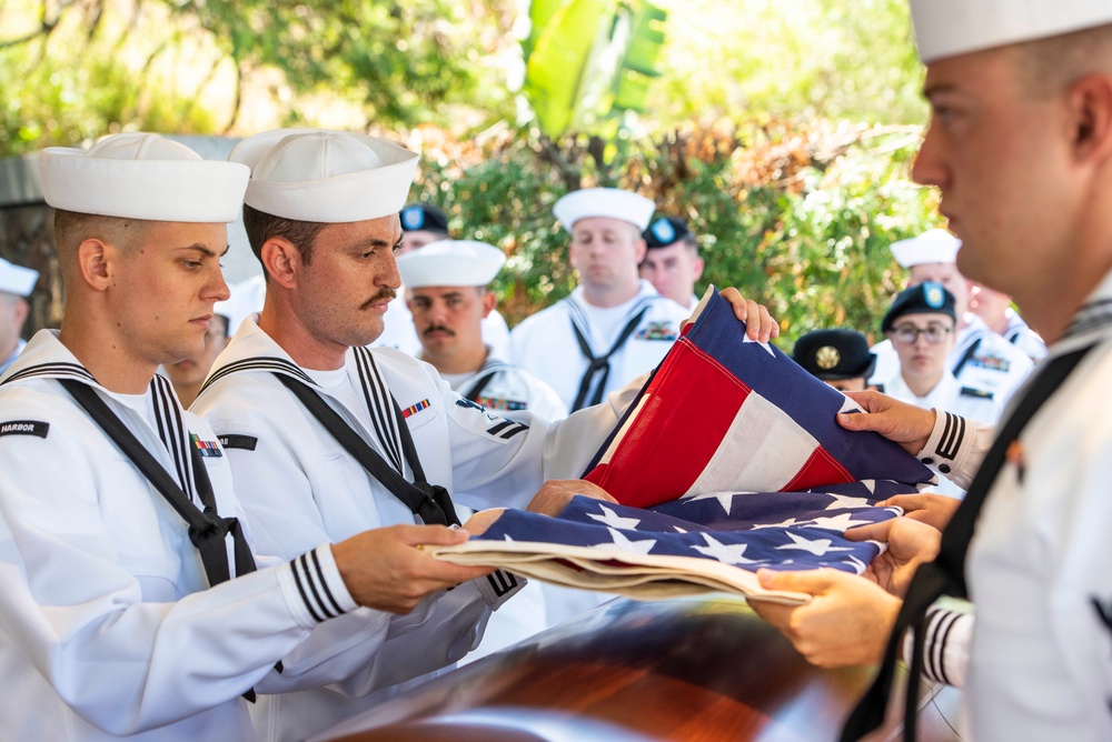 U.S. Navy Water Tender 1st Class Oliver K. Burger Interment Ceremony