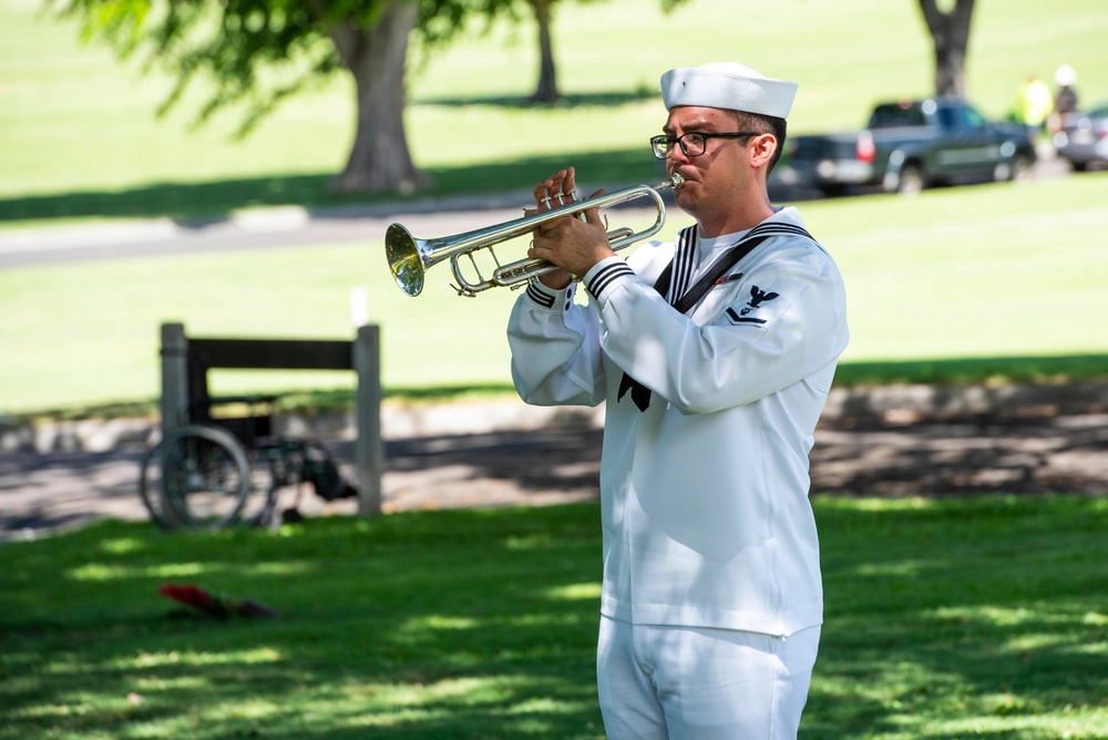 U.S. Navy Water Tender 1st Class Oliver K. Burger Interment Ceremony