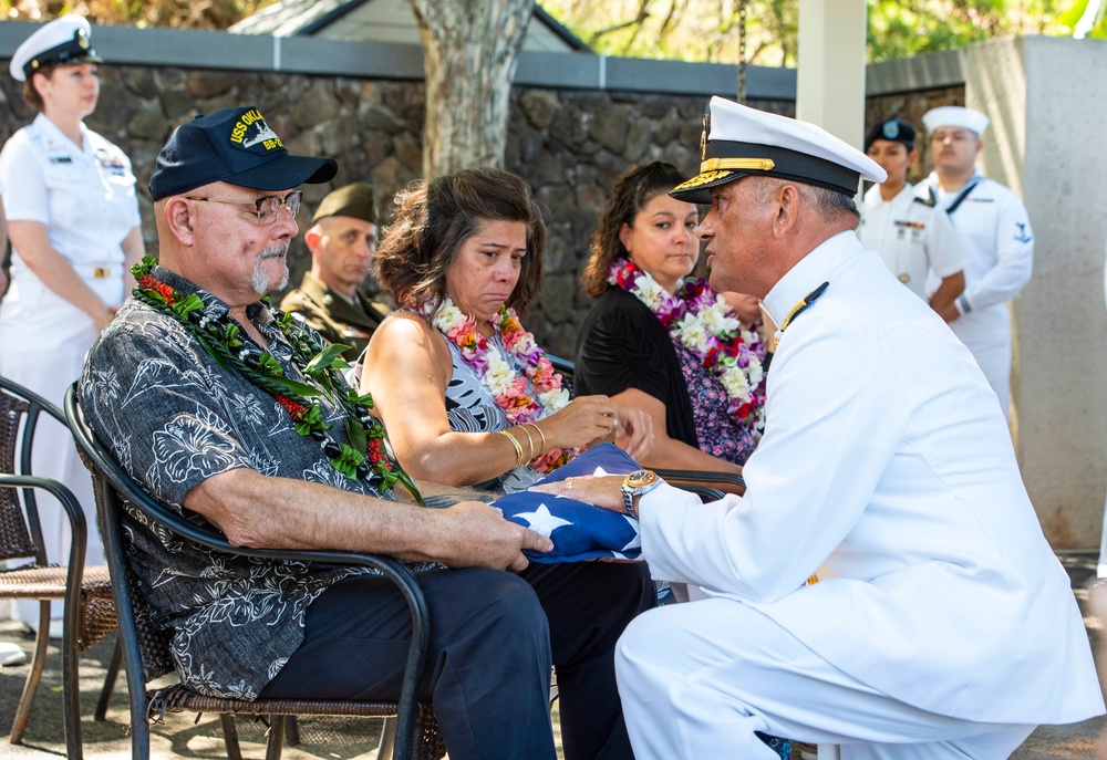 U.S. Navy Water Tender 1st Class Oliver K. Burger Interment Ceremony