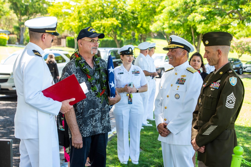 U.S. Navy Water Tender 1st Class Oliver K. Burger Interment Ceremony