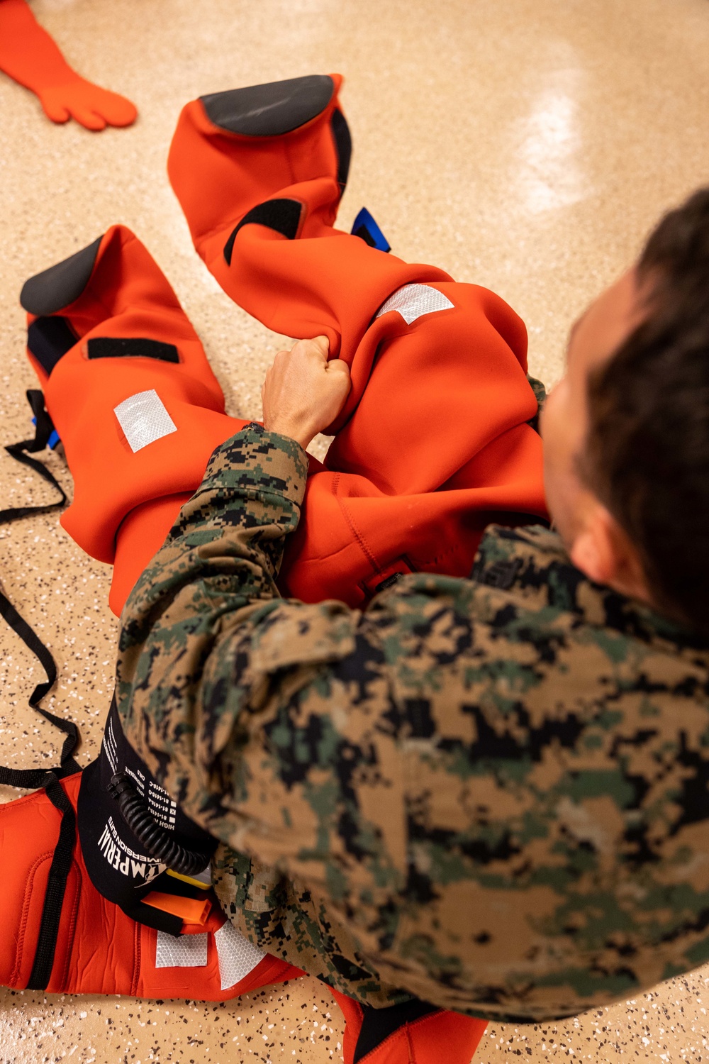 USNS Burlington Conducts Abandon Ship Drill