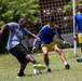 USNS Burlington and Colombian Sailors Play Together in Soccer