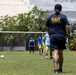 USNS Burlington and Colombian Sailors Play Together in Soccer