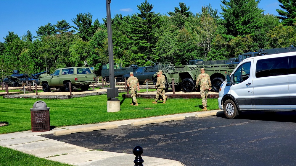 Equipment Park at Fort McCoy