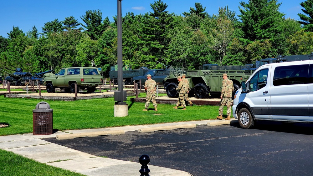 Equipment Park at Fort McCoy