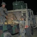 Marines with Combat Logistics Battalion 4 set up base at Kin Blue