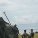 Marines with Combat Logistics Battalion 4 set up base at Kin Blue