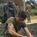 Marines with Combat Logistics Battalion 4 set up base at Kin Blue