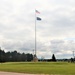 American Flag and Fort McCoy