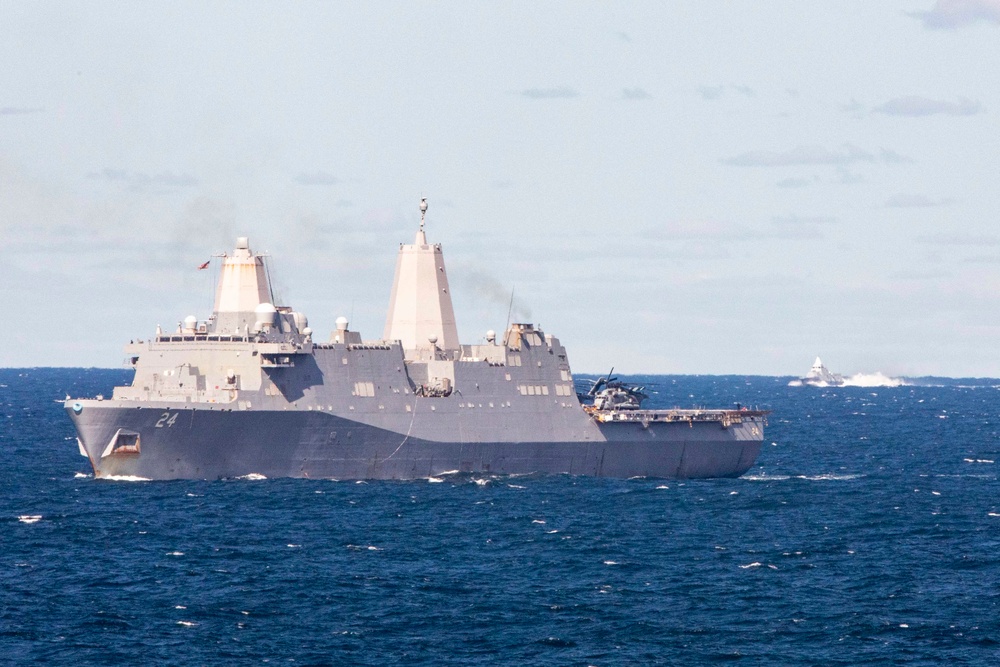 Kearsarge Amphibious Ready Group conducts Maneuvering Exercise with Swedish Navy