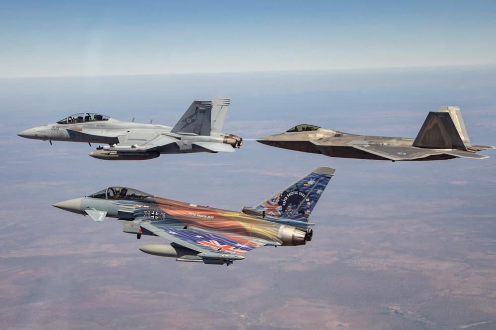 US, Germany, Australia air forces’ generals share airspace together