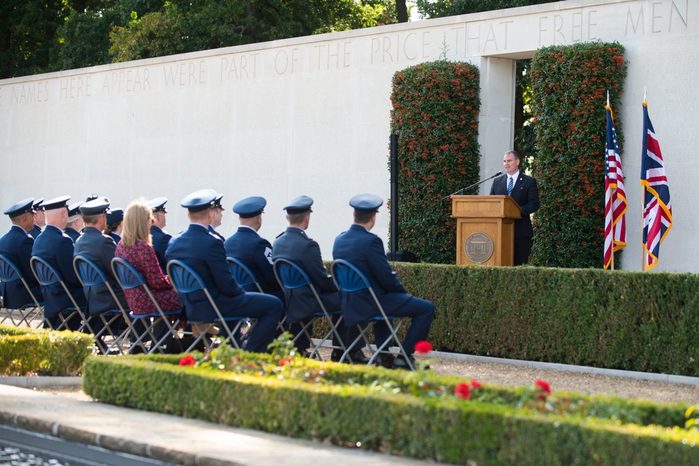 Eighth Air Force marks 80th anniversary at Cambridge cemetery