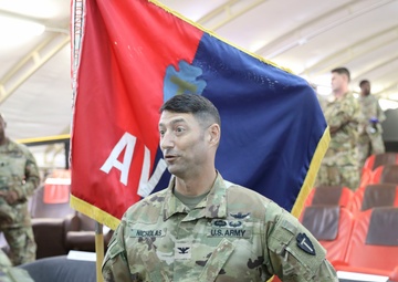 Task Force Mustang relieves Task Force Eagle, returns to Middle East