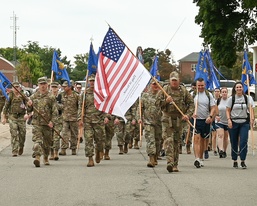 First sergeants honor 9/11, lead march