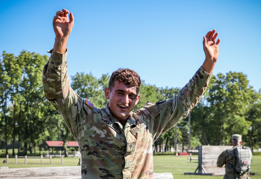 Soldiers, Airmen conquer day zero of Air Assault Course at Camp Dodge