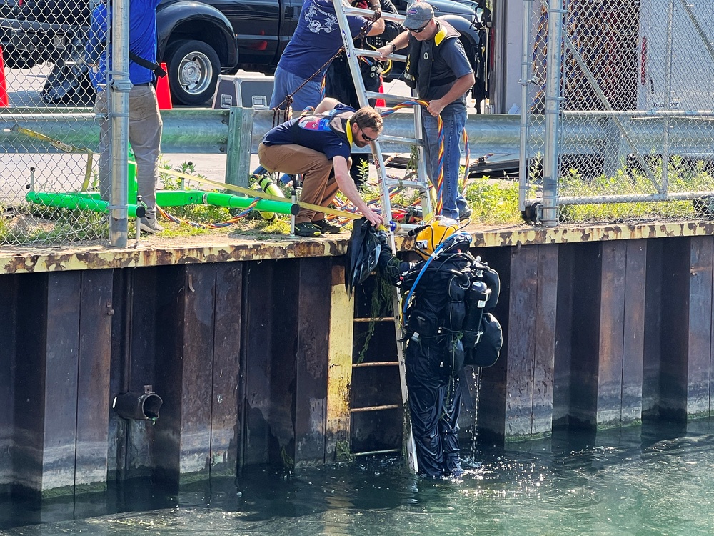 Dive OPS at Black Rock Lock