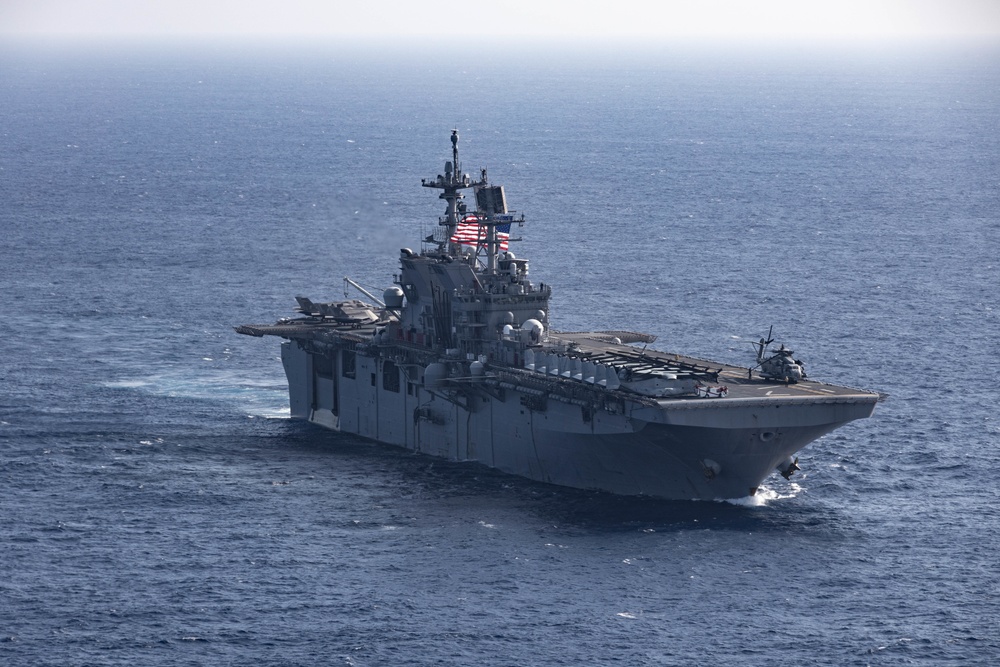 USS America Meets USS Tripoli