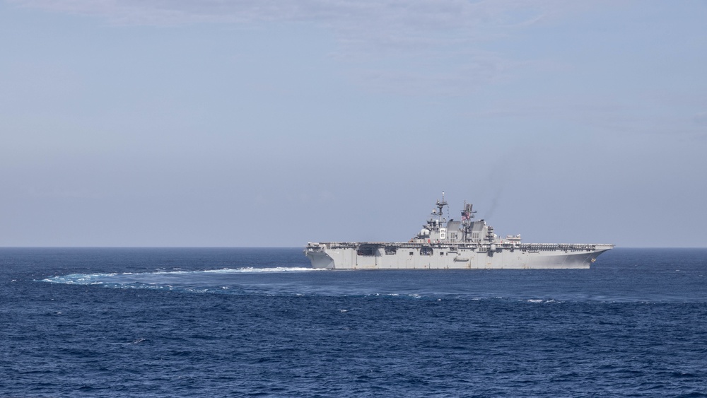 USS America Meets USS Tripoli