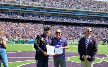 K-State honors alum, Special Forces Soldier for distinguished Army career in front of packed stadium