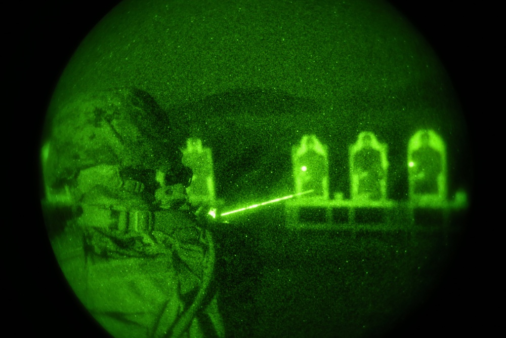 Marines with Combat Logistics Battalion 4 conduct table 5 and 6 rifle range