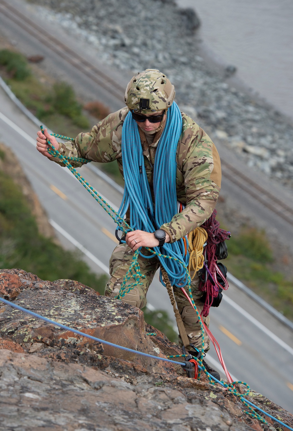 3rd ASOS TACPs conduct mountaineering training in Alaska