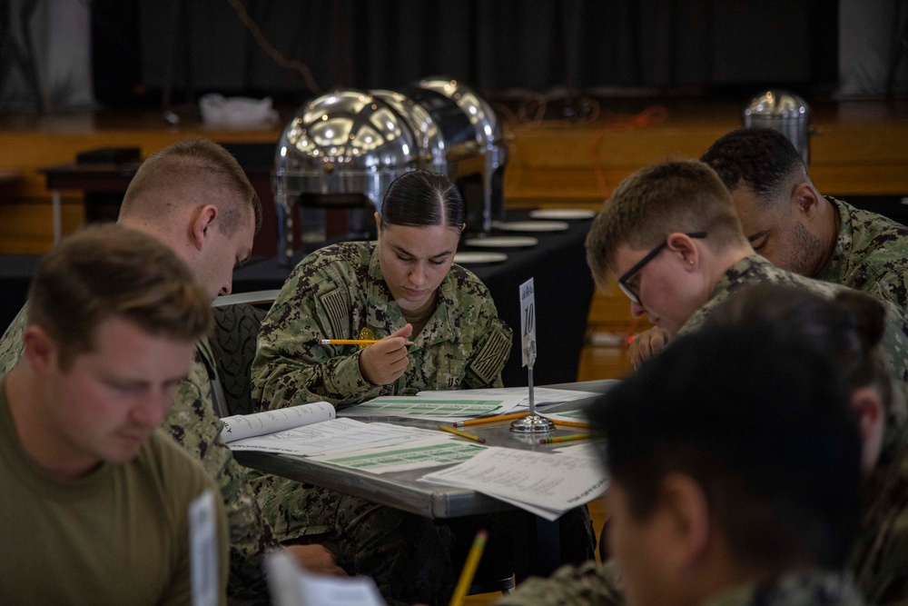 CFAS Sailors Take E-6 Navy-Wide Advancement Exam